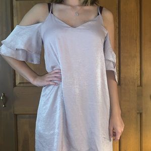 Peach Love blush knee length dress